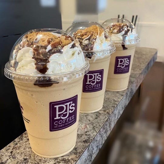 Pensacola PJ's Coffee and Dirty Dough this spring
