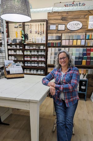 Barbara Cassidy owns and operates Vintage Finds & Redesign in Temperance. “Inspiring creativity and helping you DIY” is the store’s motto.