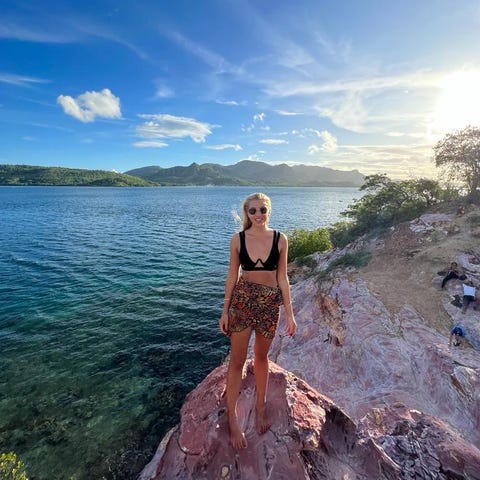 Polizzi at Komodo Island in Indonesia.