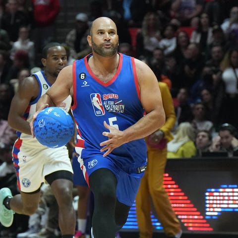 Albert Pujols participated in the 2023 NBA All Sta