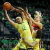 The losing streak is over for the Oregon women as they pull off upset of No. 14 Arizona