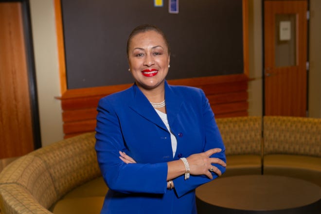 Massachusetts Women of Color Coalition president Celia Blue led efforts to keep voters informed and engaged during the 2022 midterm elections.