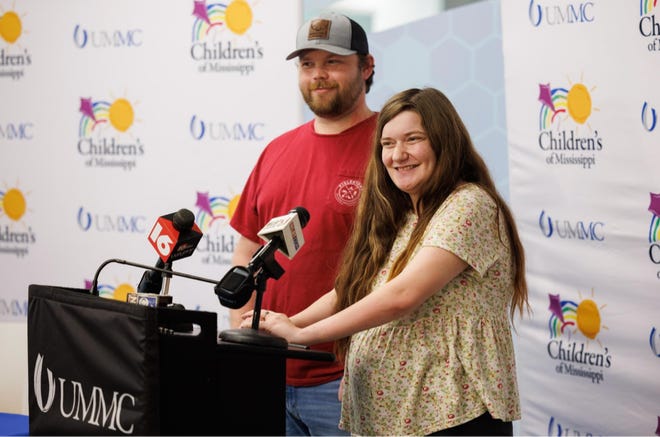 New Mississippi parents Shawn and Haylee Ladner of Purvis welcomed quintuplets born at the University of Mississippi Medical Center on Feb. 16