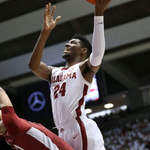 Brandon Miller during Saturday's game against Arka