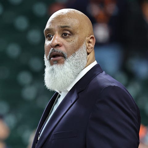 MLBPA director Tony Clark during the 2022 World Se