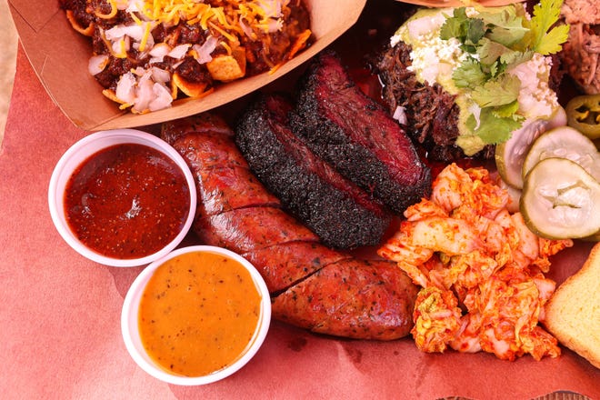 High barbecue truck, LeRoy and Lewis, opening South Austin restaurant