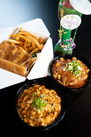 Menu items from Creole 2 Geaux in East Market. The eatery is opening a standalone location in the Arena District.