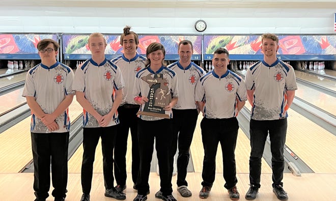 The Saugatuck bowling team won the regional championship and qualified for the state tournament.
