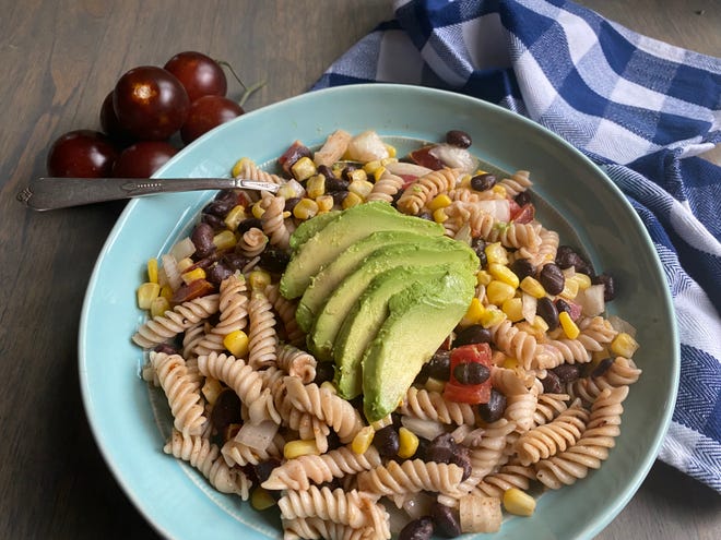 Corn and black beans go hand in hand in this Southwestern Pasta Salad.