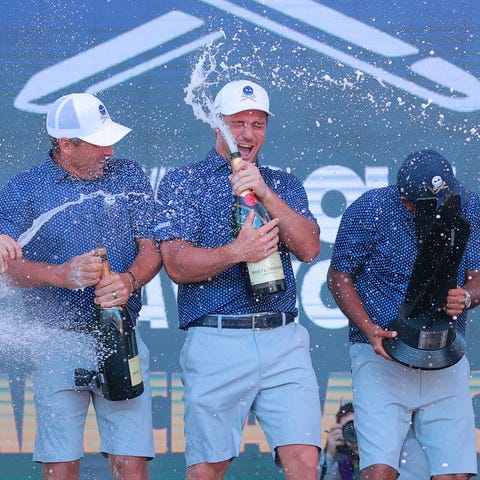Paul Casey, Bryson DeChambeau and Charles Howell I