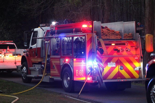 Ascension Parish firefighters were dispatched to a structure fire on Diversion Canal Road Feb. 21.