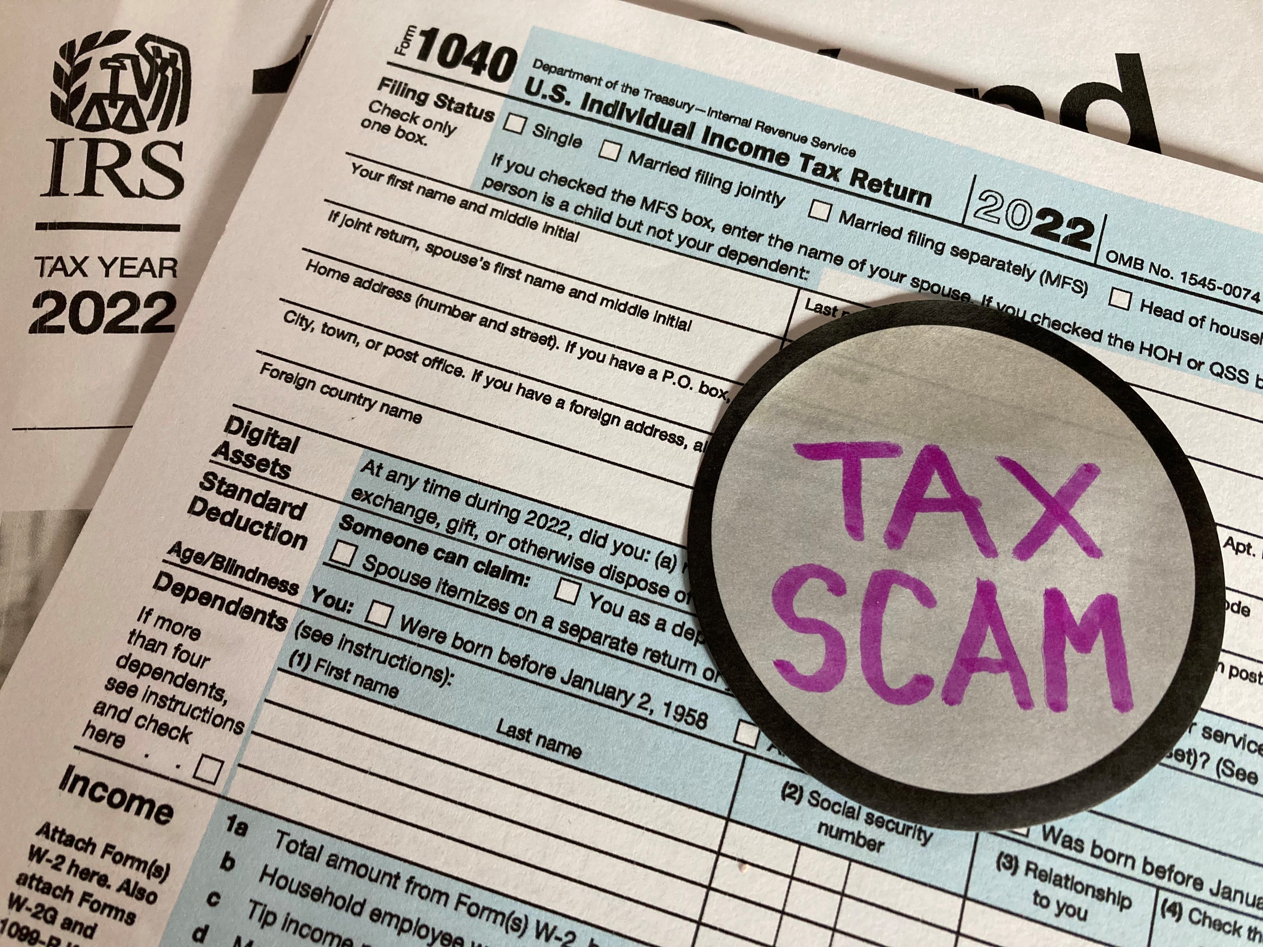 Is the IRS really texting you? No, it's one of many tax scams.