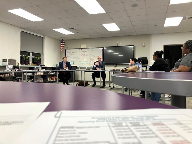 The Waynesboro School Board met for a budget work session at the high school Tuesday, Feb. 28.