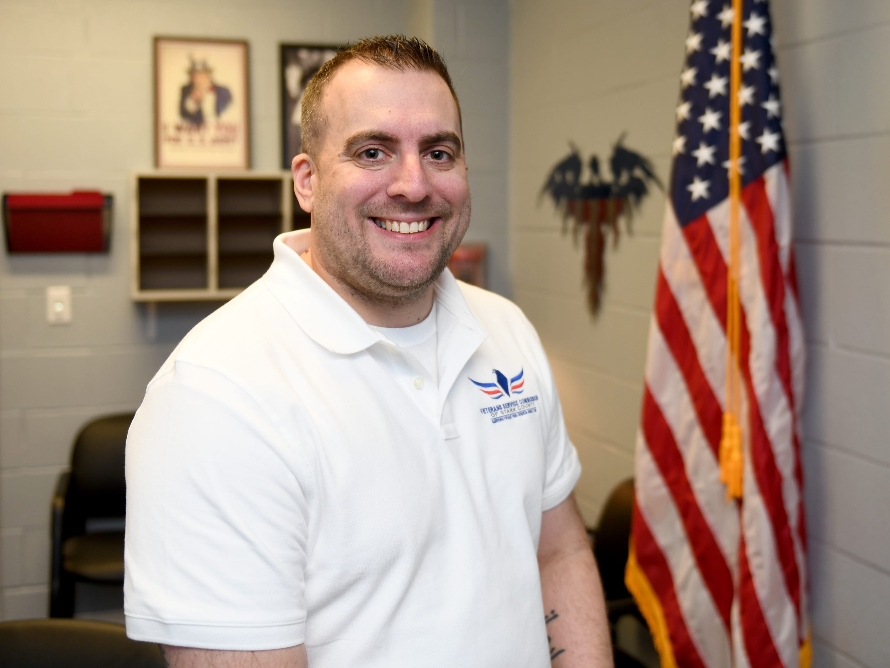 Mark Skonieczny, Senior Service Officer with Stark County Veterans Service Commission.  Thursday,  March 02, 2023.