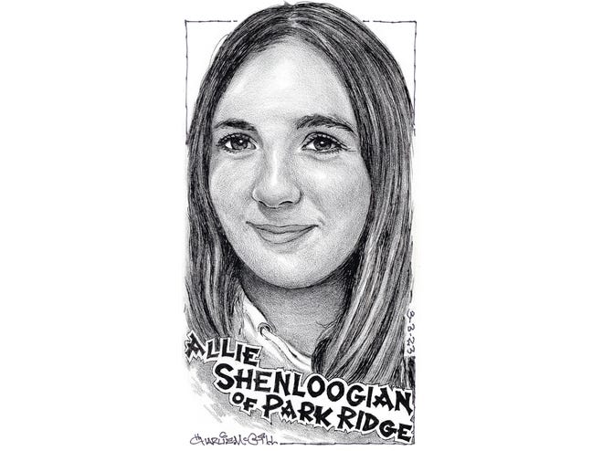 Allie Shenloogian, Park Ridge basketball