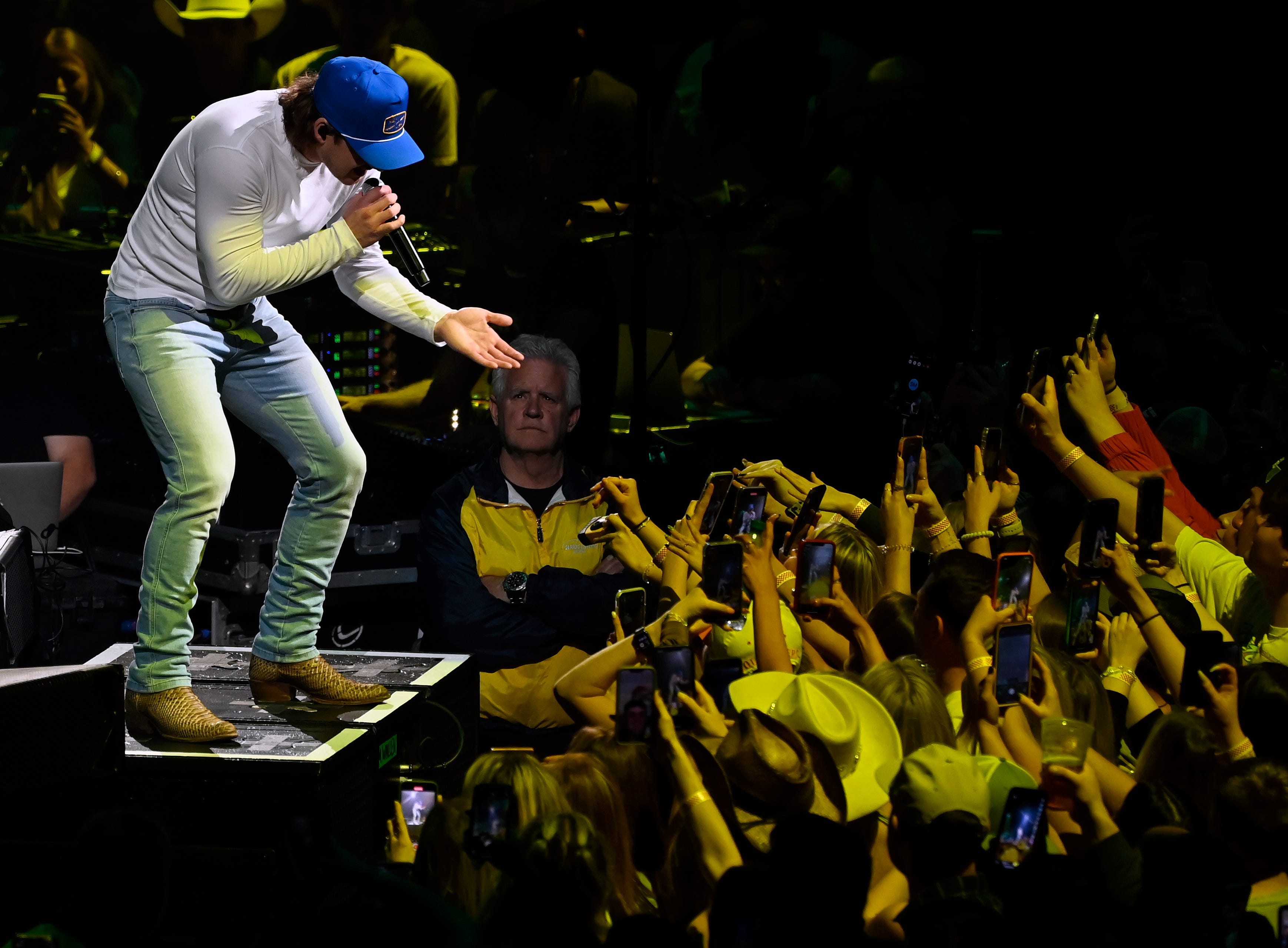 Morgan Wallen performs during his new album release show 