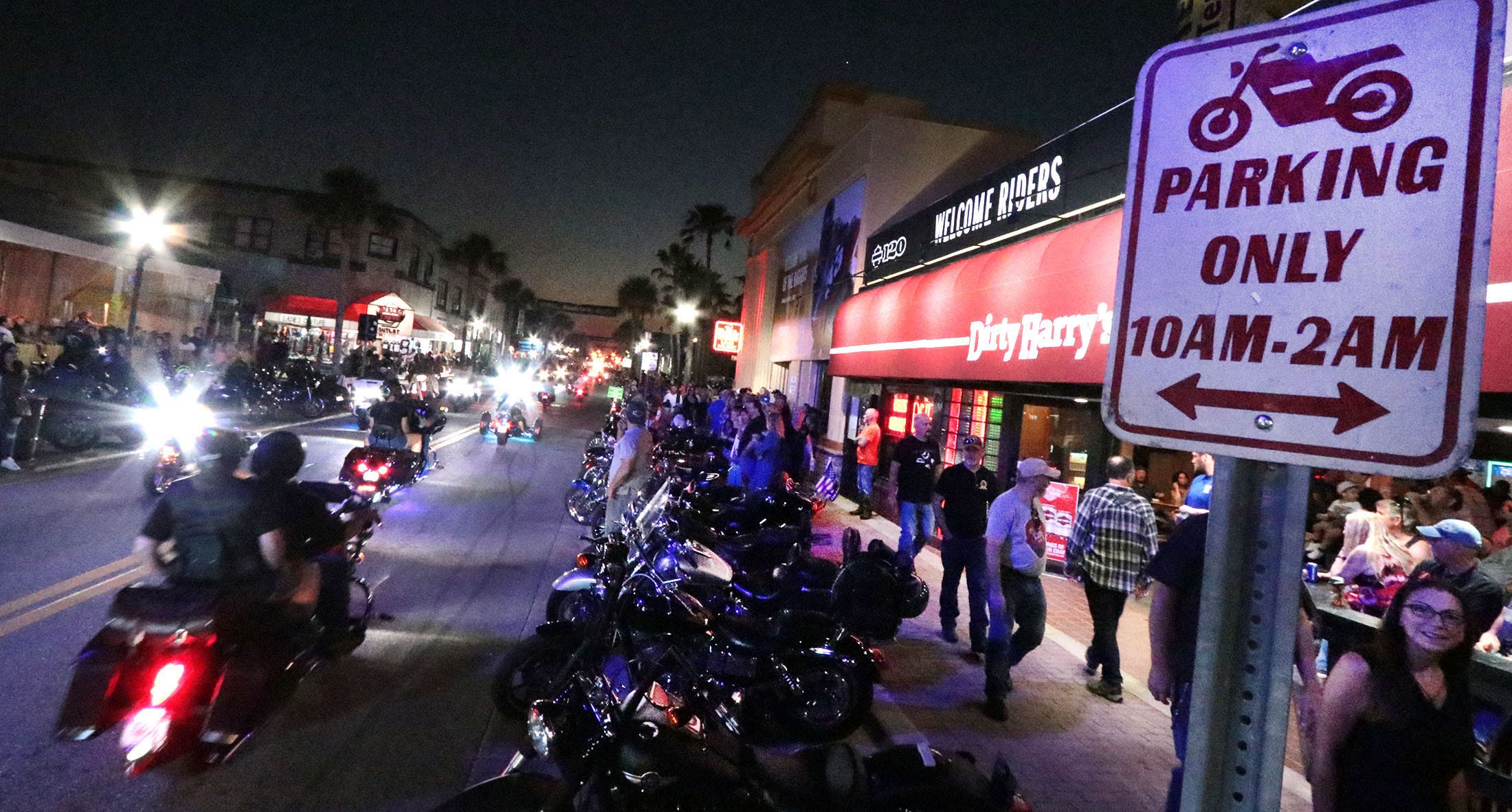Bike Week 2023 after dark Scenes from Daytona, Ormond Beach