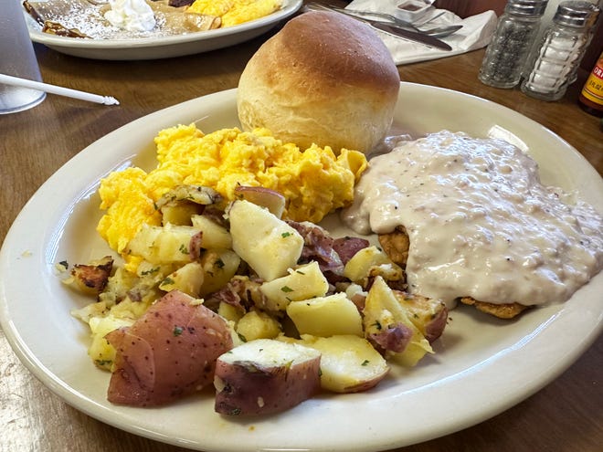 The “Country Fried Chicken” plate from County House, East Naples.