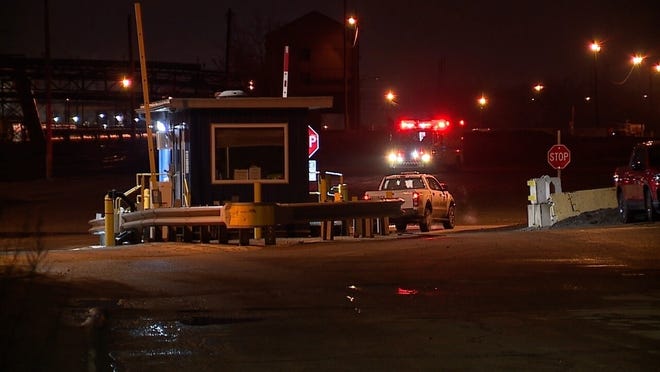 A Norfolk Southern worker was killed Tuesday morning in Cleveland when a train collided with a dump truck.