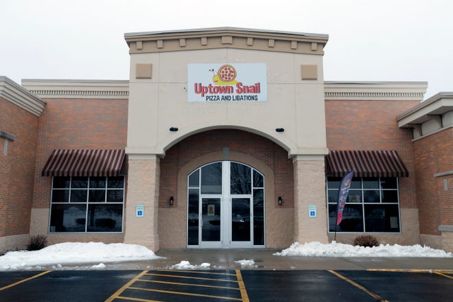 Uptown Snail is shown Monday at 5114 W. Michaels Drive in Grand Chute. The pizza restaurant is set to close March 18.