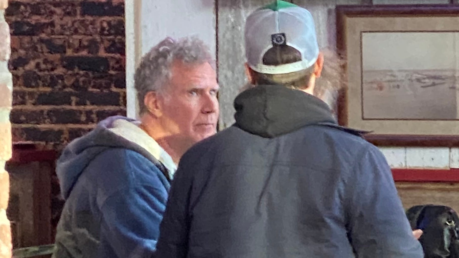 Actor and comedian Will Ferrell is seen at Maquet's Field House in Pekin on Tuesday, March 7, 2023. Ferrell was in central Illinois filming part of a road trip documentary, according to some restaurant patrons.
