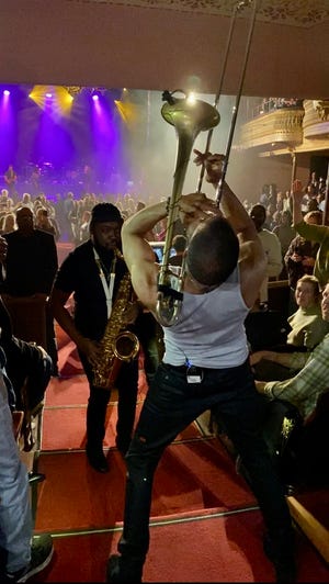 Trombone Shorty & Orleans Avenue perform at The Grand in Wilmington earlier this month.