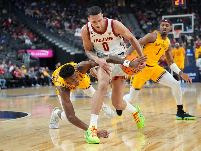 “I think it’s a beautiful city,” USC's Kobe Johnson said of Columbus. "There’s not too much going on; there’s not nothing going on, so I think it’s a great mixture of both."