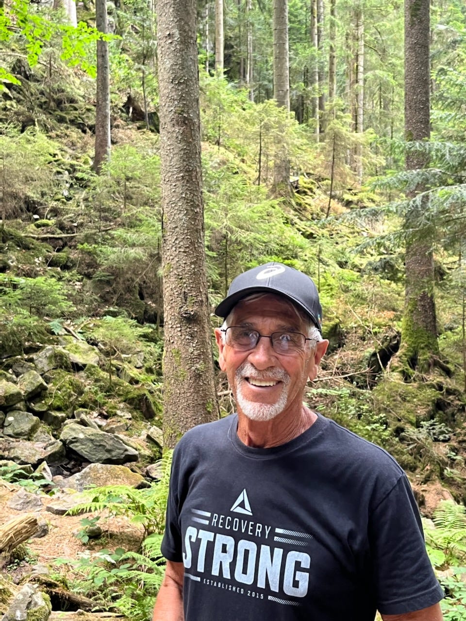 Greg Spike, 74, a frequent jogger who runs 40 to 50 miles weekly, said his rescue of Stacy Barkley from a burning hotel building in Eugene, Oregon, in February felt "unreal."