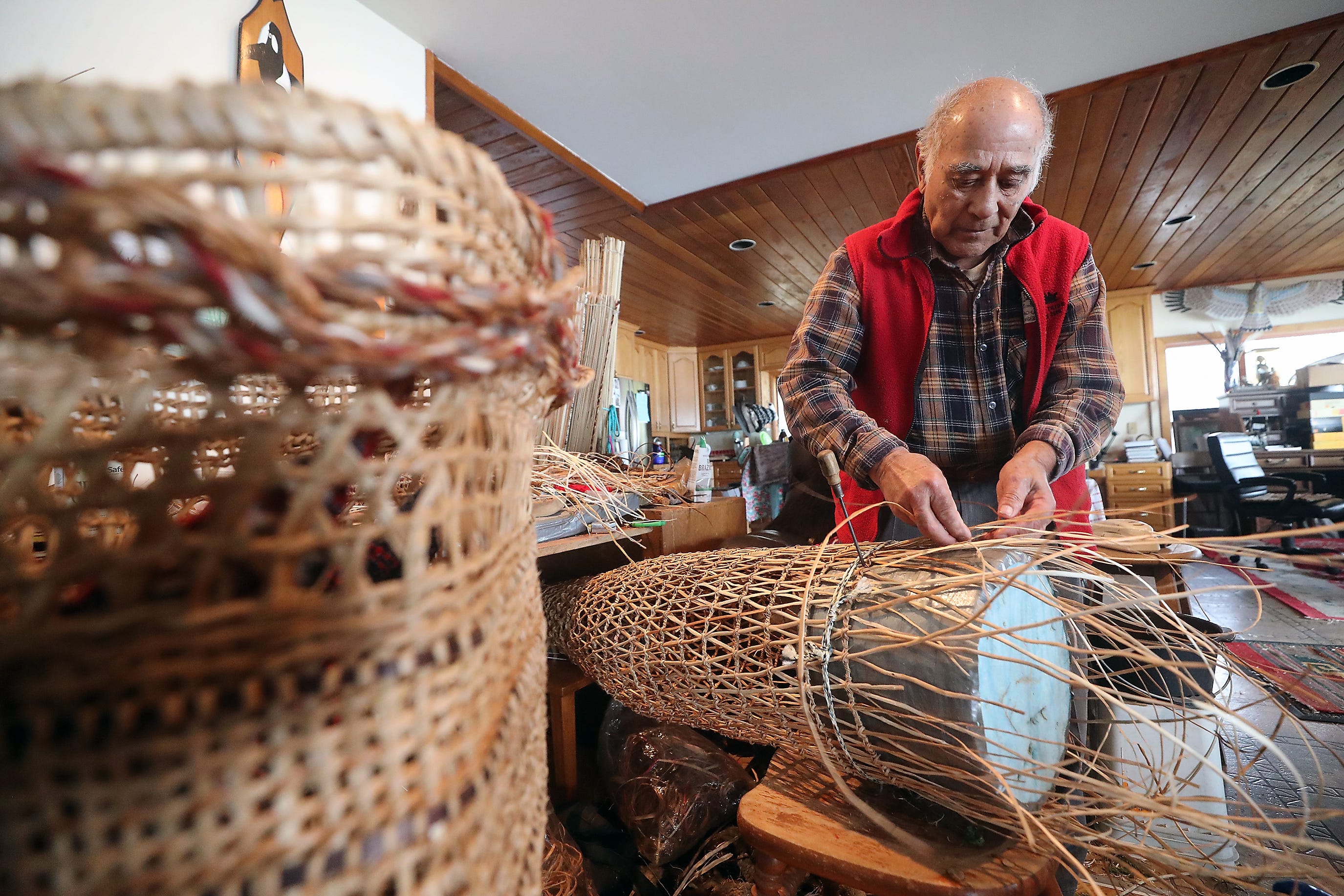 Suquamish weaver Ed Carriere named NEA 2023 National Heritage fellow