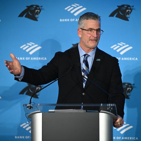 Frank Reich and the Panthers now own the No. 1 pic