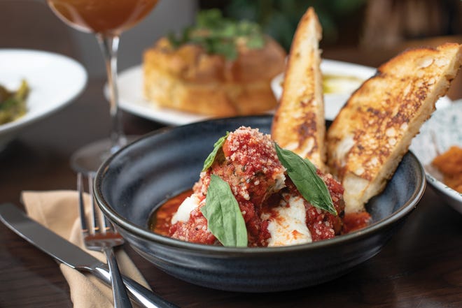 Bar Cicchetti's Polpetti Di Fabio are hefty, ricotta-tenderized meatballs.