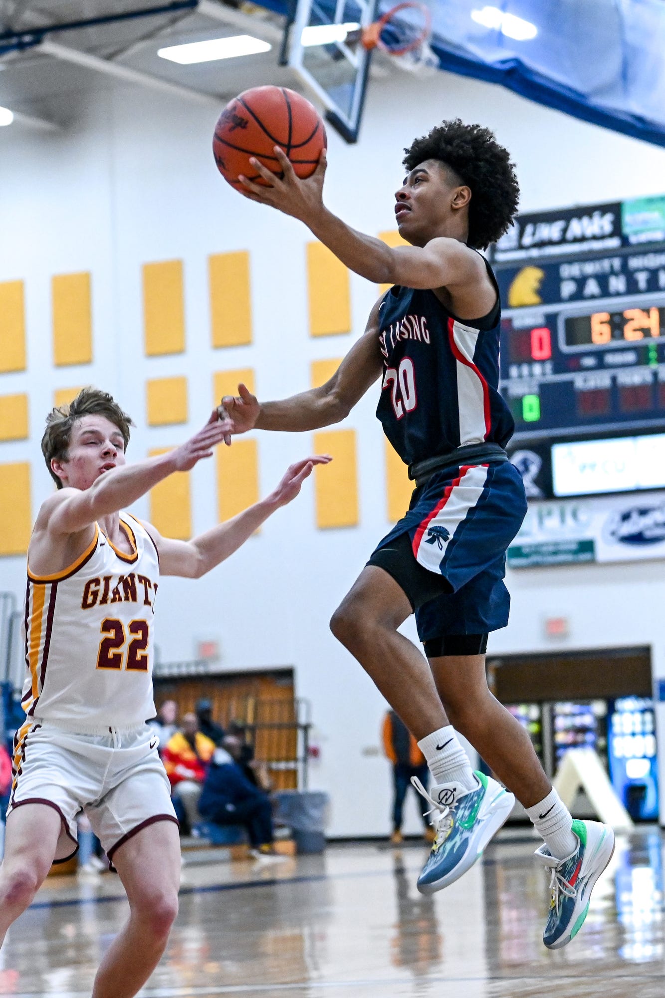 East Lansing vs. Kalamazoo Central boys basketball Photos from the
