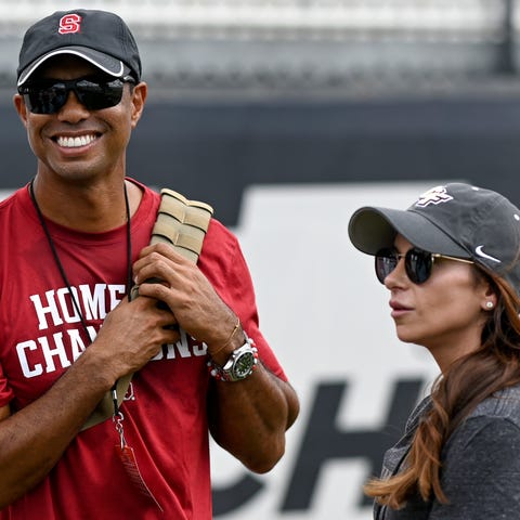 Tiger Woods and ex-girlfriend Erica Herman