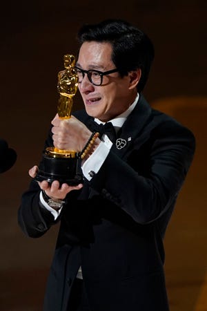 "Everything Everywhere All at Once" actor Ke Huy Quan won the award for best actor in a supporting role.