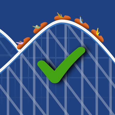 Theme park rides are mostly safe