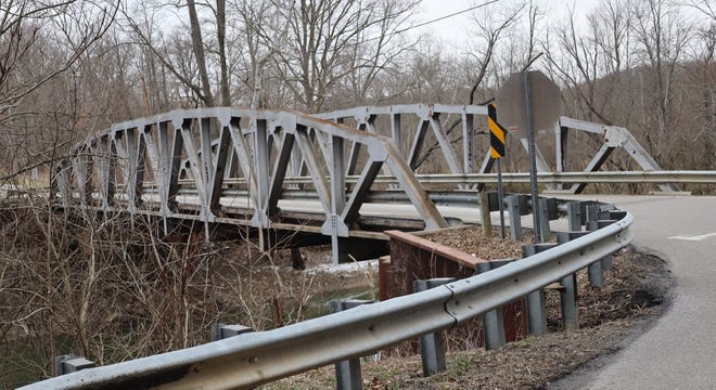 The bridge on Eighth Street Road, near the intersection of Wills Creek Valley Drive, is scheduled to be replaced as part of the 2023 Guernsey County Highway Department construction plan.