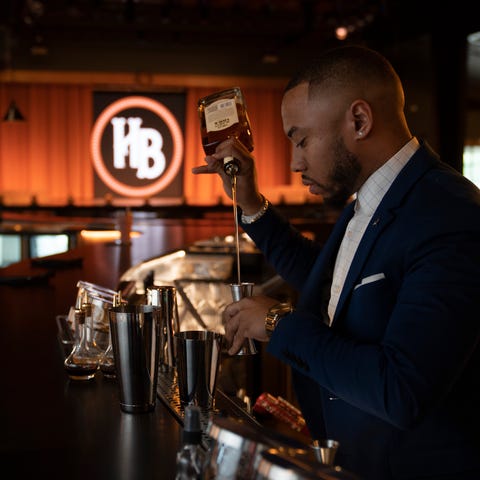 Humble Baron beverage director DeAndre Jackson pre