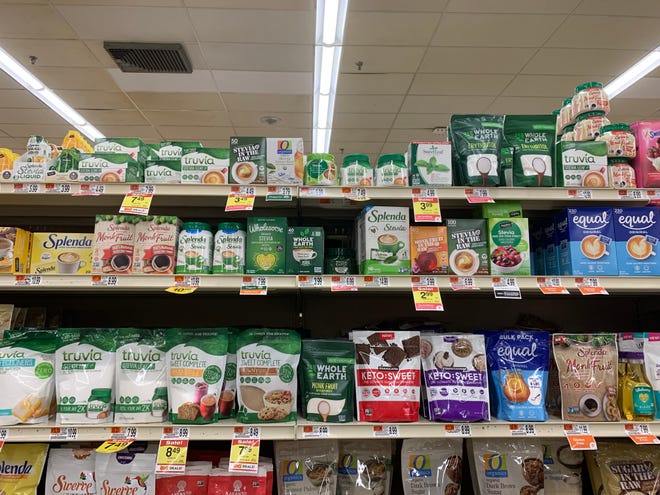 Grocery stores offer lots of sugar substitutes