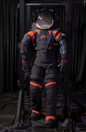 Video of NASA Artemis III spacesuits revealed at Area Middle Video of NASA Artemis III spacesuits revealed at Area Middle