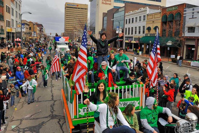 The crowds turned out in huge numbers despite the chilly weather as the Topeka celebrated 2013 St. Patrick's Day Parade. This year's parade is Saturday in downtown Topeka.