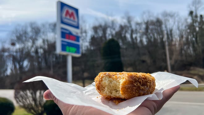 The BellStores Marathon convenience store in Stone Creek has had the doughnut delivery from Rod's Donut Shop in Uhrichsville stolen three times, according to the Tuscarawas County Sheriff's Office. The delivery is typically dropped off early in the morning and placed on a bench outside.