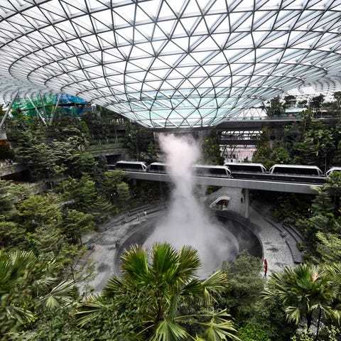 Changi Jewel complex at the Changi international a