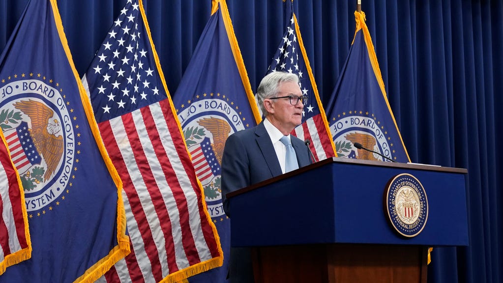 Federal Reserve Chair Jerome Powell speaks during a news conference Wednesday, Dec. 14, 2022, at the Federal Reserve Board Building, in Washington.