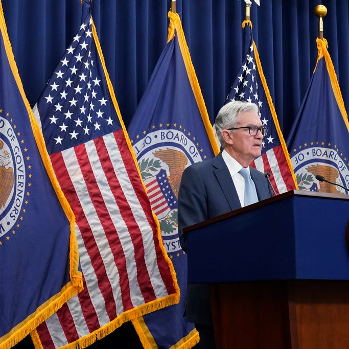 Federal Reserve Chair Jerome Powell speaks during a news conference Wednesday, Dec. 14, 2022, at the Federal Reserve Board Building, in Washington.