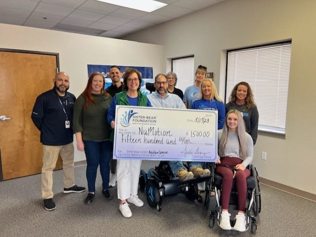 Sister-Bear Foundation awards nearly ,000 for medical equipment Sister-Bear Foundation awards nearly ,000 for medical equipment