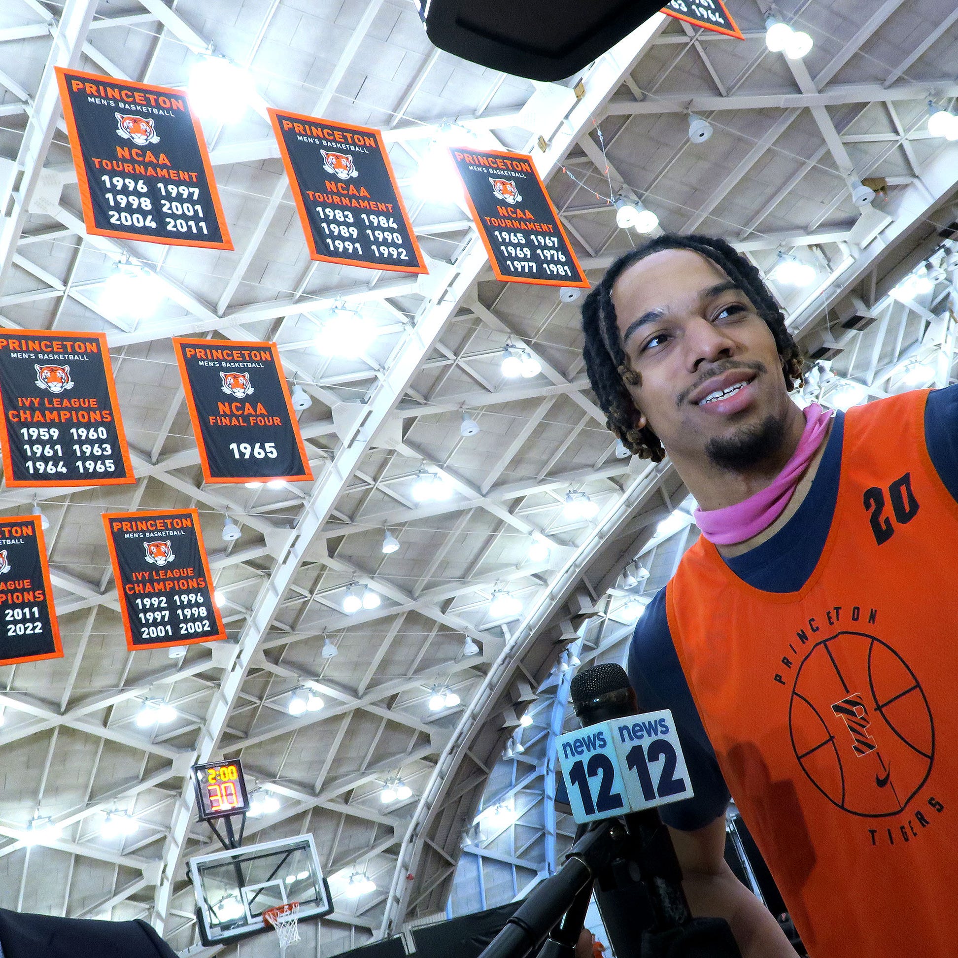 Tosan Evbuomwan, from Newcastle, England, made the unlikely journey to Princeton and the men's NCAA Tournament from a high school that initially didn't have a basketball team.