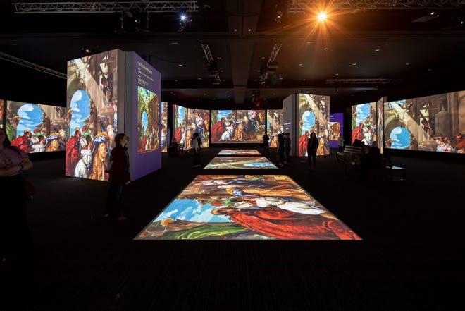 Italian Renaissance Alive, che dura fino al 7 gennaio, è in mostra al Deerpark di Amherst.