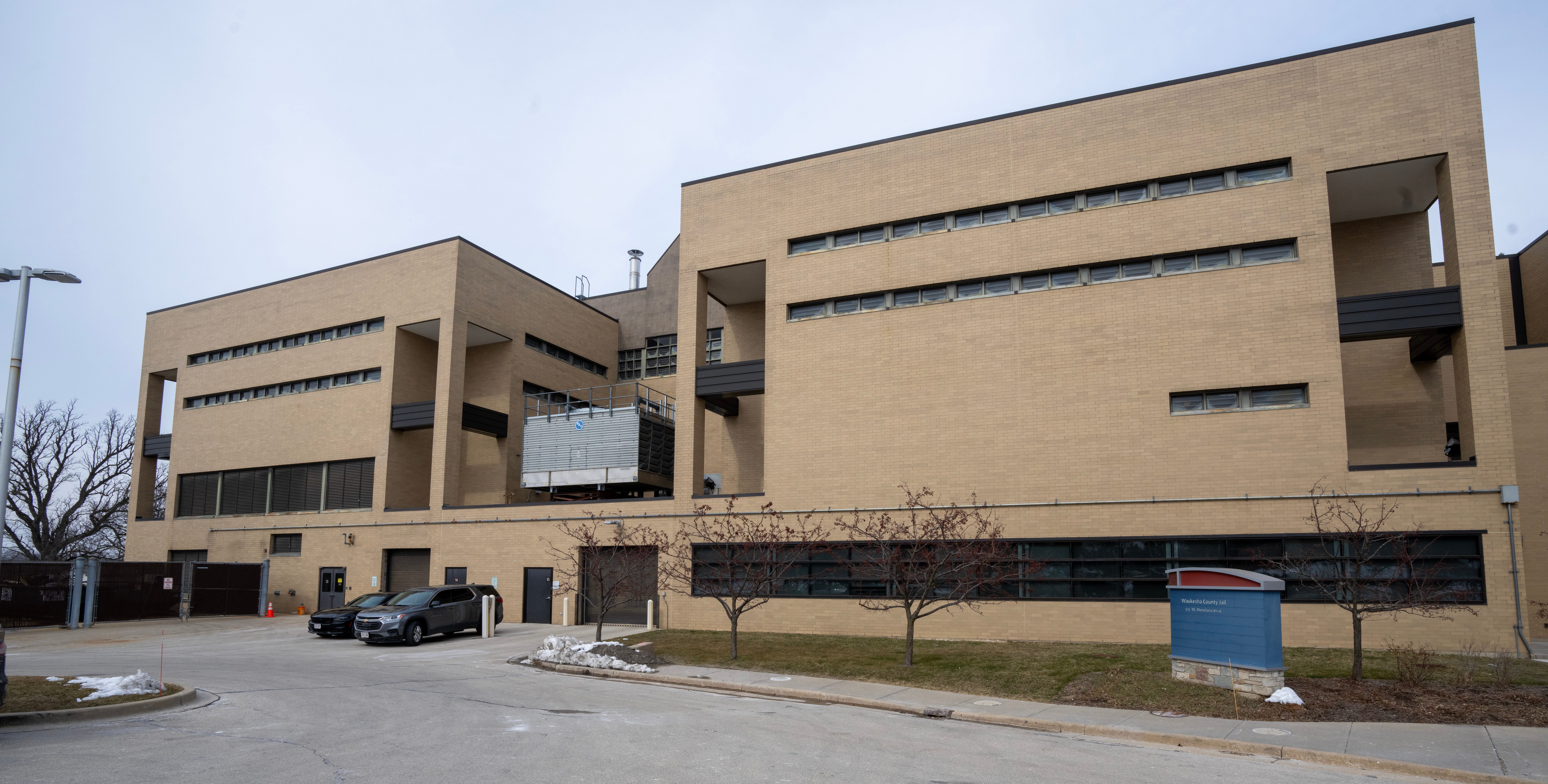 The Waukesha County Jail is shown in Wauskha, Wis. Bobbie Lou Schoeffling, 31, was found shot to death inside her home two weeks after telling a Milwaukee Police officer on July 15 that her ex-boyfriend beat her in a car in front of her children about 30 minutes earlier.