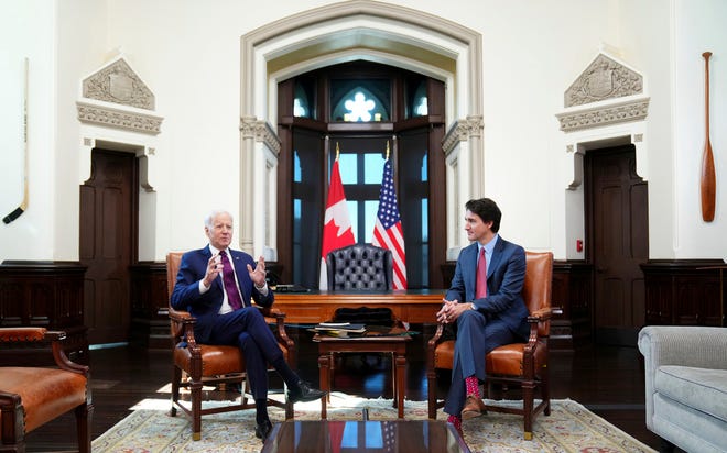 Biden, Trudeau bertemu tentang migrasi, China, dan lainnya