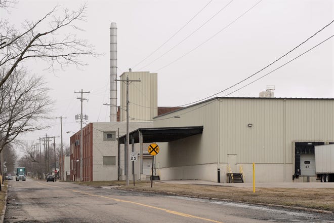 Egg-processing plant in Adrian operating with 100-foot exhaust stack